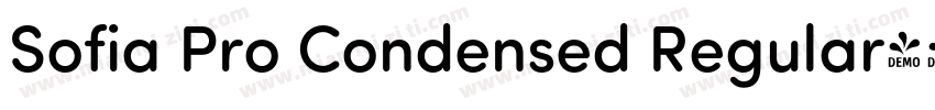 Sofia Pro Condensed Regular字体转换